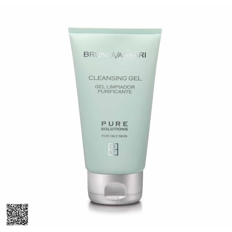 Bruno Vassari Pure Solutions Cleansing Gel - Gel Rửa Mặt Dành Cho Da Dầu Mụn (150ml)