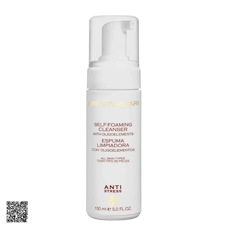 Bruno Vassari Anti Stress Self Foaming Cleanser - Sữa Rửa Mặt