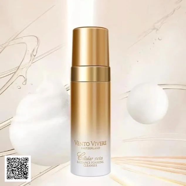 Vento Vivere Cellular Swiss Radiance Foaming Cleanser - Sữa Rửa Mặt Thụy Sĩ