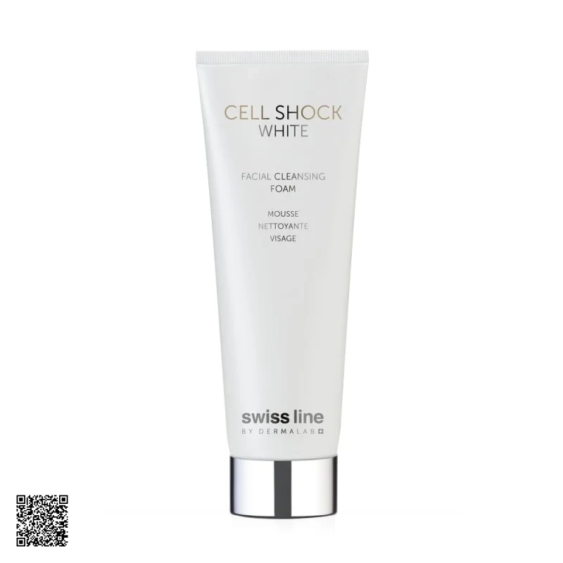 Swissline Cell Shock White Facial Cleansing Foam - Sữa Rửa Mặt Trắng Da