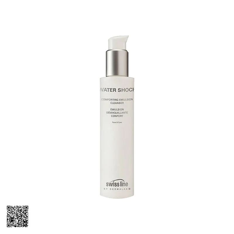 Sữa Rửa Mặt Làm Dịu Da Swissline Water Shock Comforting Emulsion Cleanser