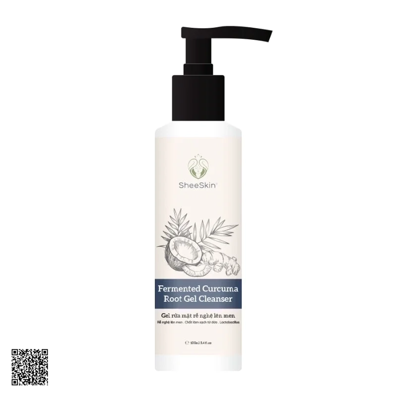 Gel Rửa Mặt Từ Rễ Nghệ Lên Men Sheeskin Fermented Curcuma Root Gel Cleanser