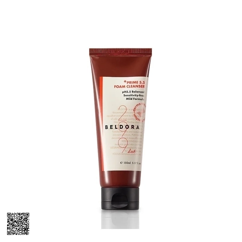 Sửa Rửa Mặt Beldora 299 Prime 5.5 Foam Cleanser Dành Riêng Cho Da Nhạy Cảm
