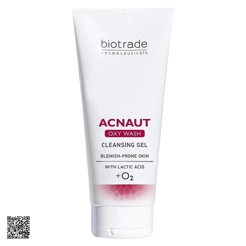 Biotrade Acnaut Oxy Wash Cleansing Gel - Gel Rửa Mặt Cho Da Dầu Mụn