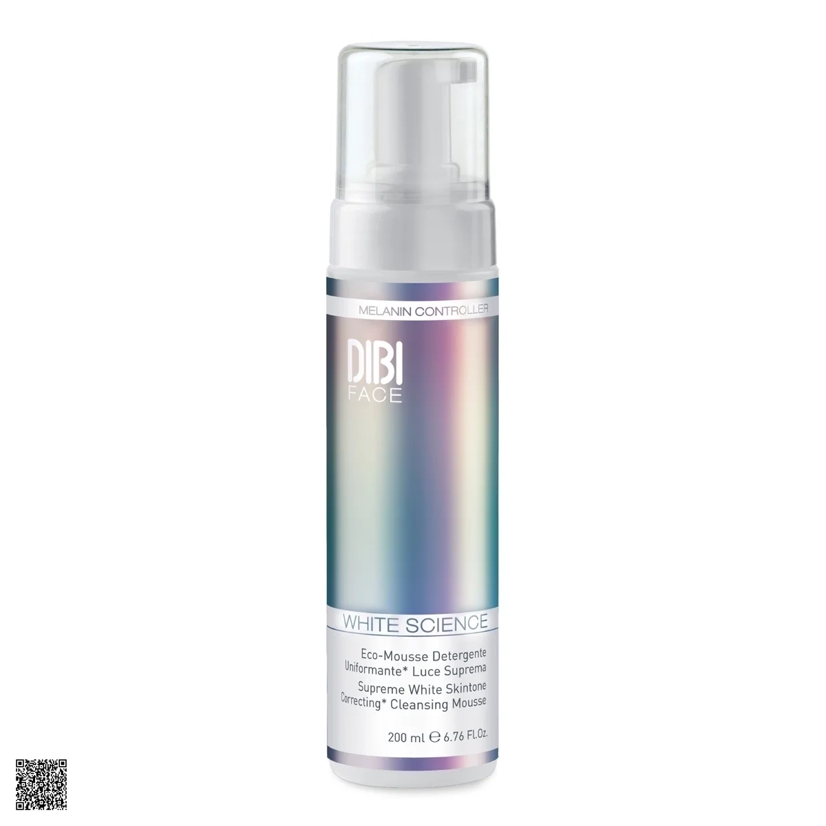 Dibi Milano White Science Supreme White Skintone Correcting Cleansing Mousse - Bọt Rửa Mặt