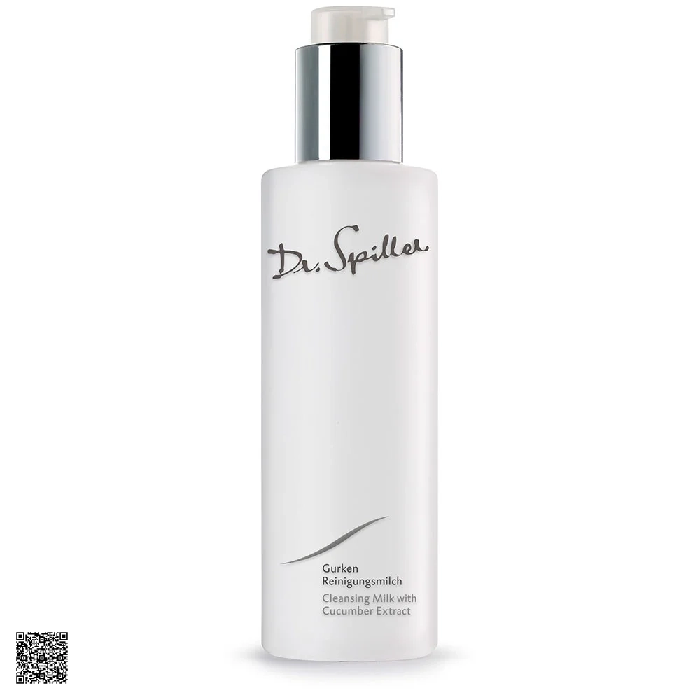 Dr.Spiller Cleansing Milk With Cucumber Extract - Sữa Rửa Mặt Dưa Leo Cho Da Hỗn Hợp (200ml)