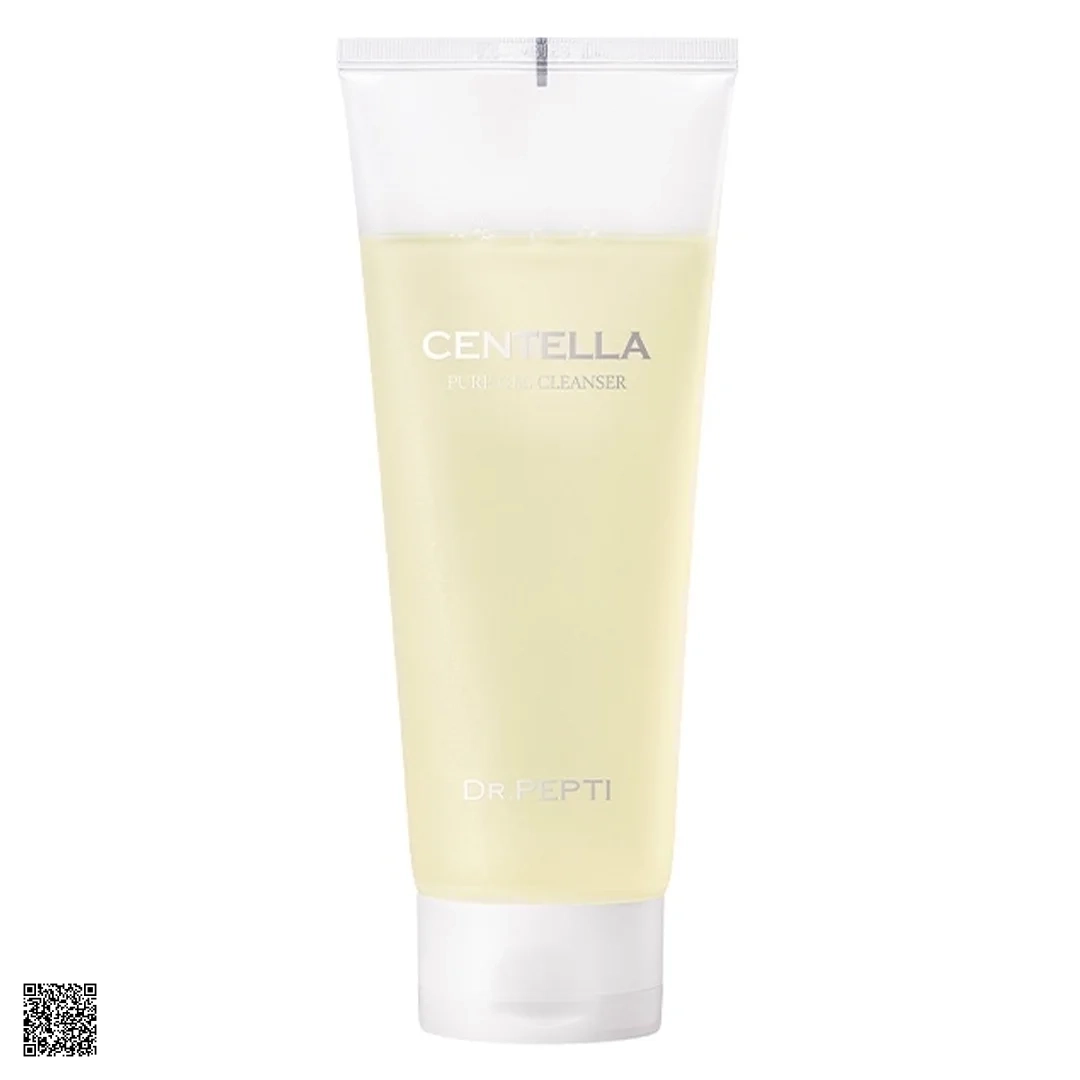 Dr.Pepti Centella Pure Gel Cleanser - Gel Rửa Mặt Tạo Bọt Làm Sạch Sâu