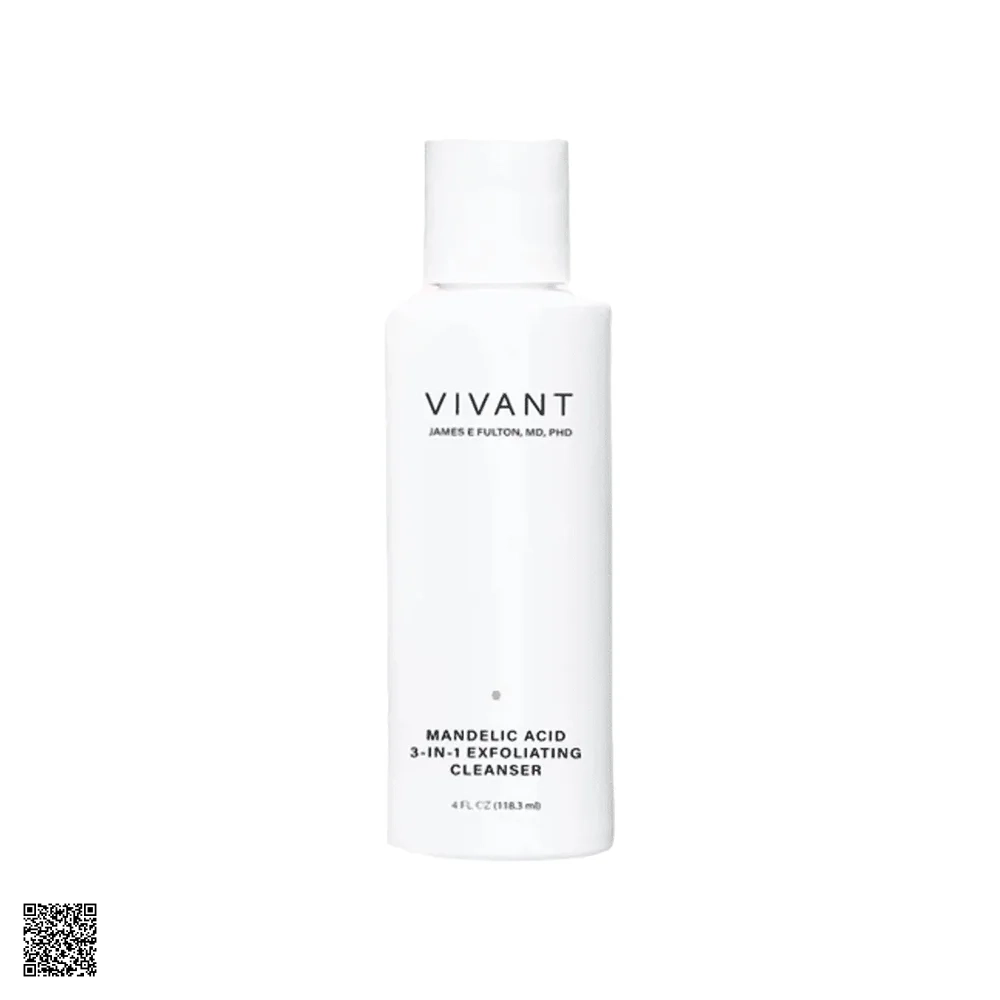 Vivant Mandelic Acid 3-In-1 Exfoliating Cleanser - Sữa Rửa Mặt Làm Sạch Sâu