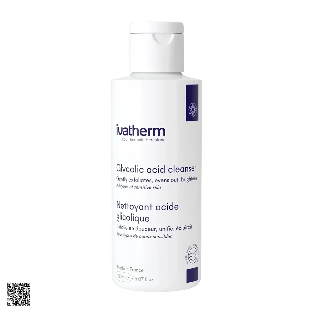 Ivatherm Glycolic Acid Cleanser - Sữa Rửa Mặt Dưỡng Sáng Da