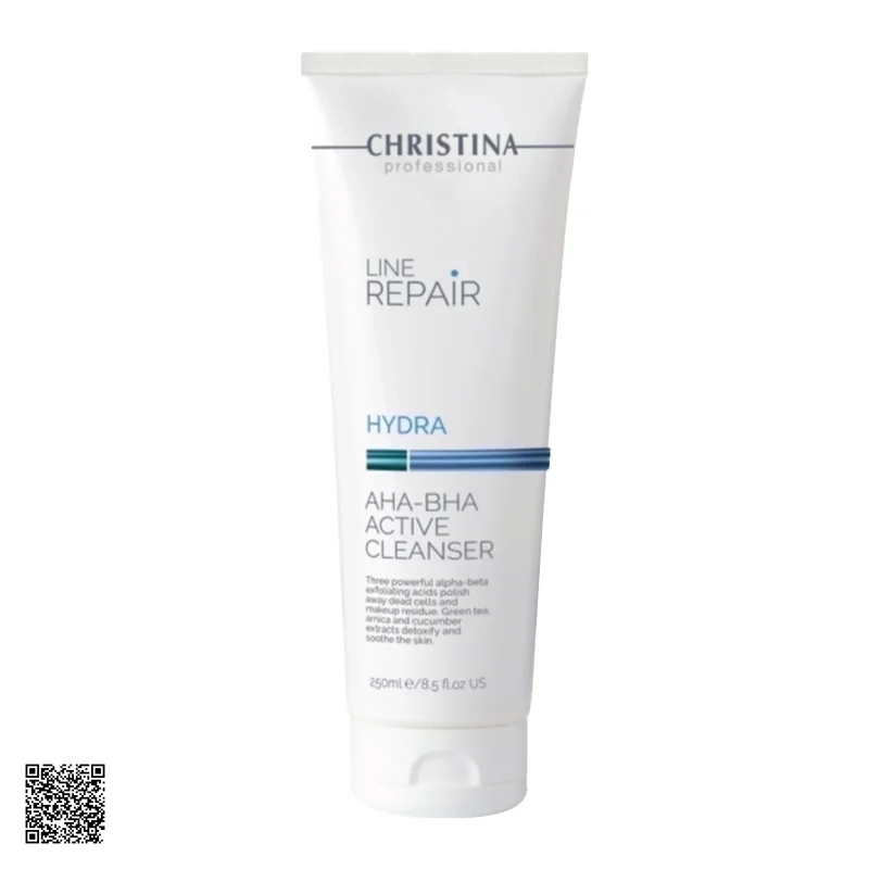 Christina Line Repair Hydra AHA-BHA Active Cleanser - Sữa Rửa Mặt