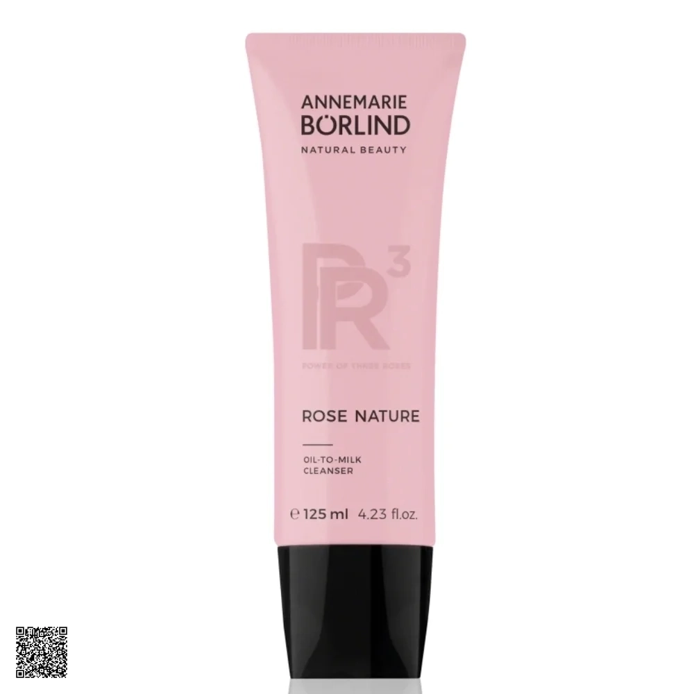Annemarie Borlind Rose Nature Oil-To-Milk Cleanser - Sữa Rửa Mặt Hoa Hồng Rừng Đen