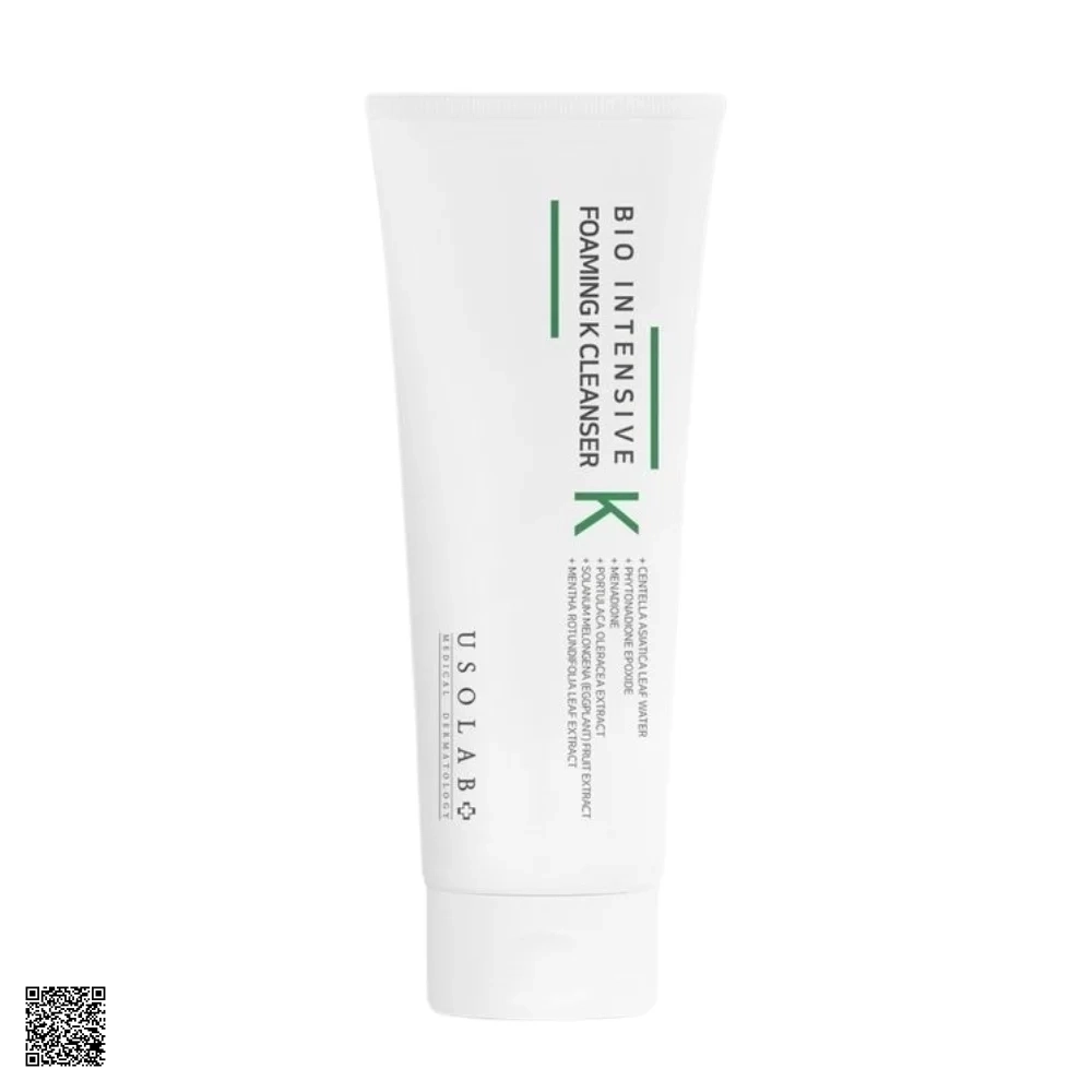 Usolab Bio Intensive Foaming K Cleanser - Sữa Rửa Mặt Phục Hồi Da Nhạy Cảm
