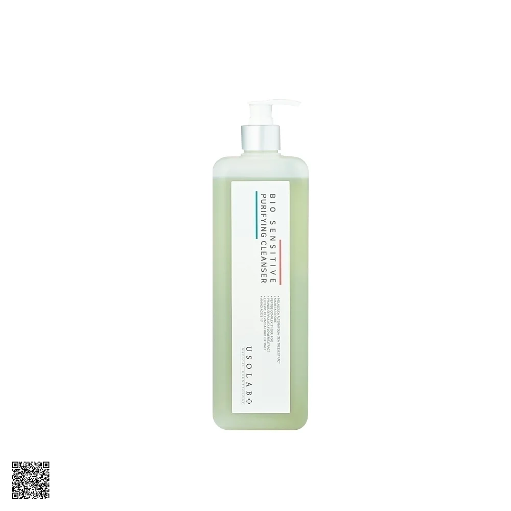 Usolab Bio Sensitive Purifying Cleanser - Sữa Rửa Mặt Sạch Sâu Cho Da Dầu, Mụn