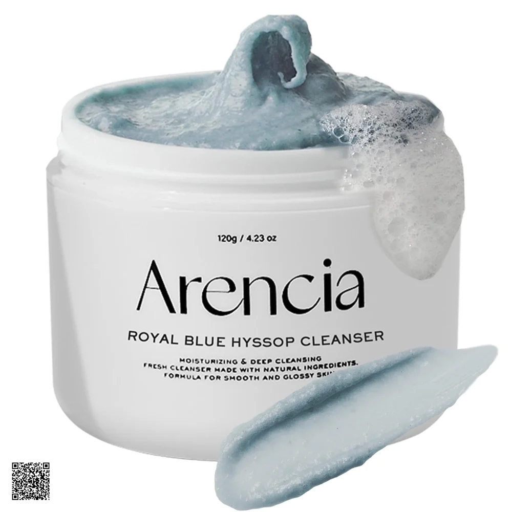 Arencia Fresh Royal Blue Hyssop Cleanser - Sữa Rửa Mặt Sáng Da