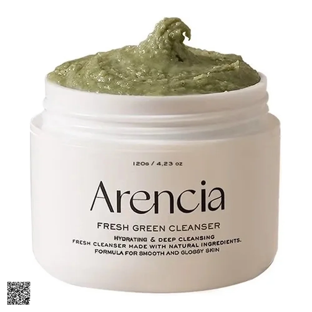 Arencia Fresh Green Cleanser - Sữa Rửa Mặt Làm Sạch Sâu, Giảm Mụn Ẩn