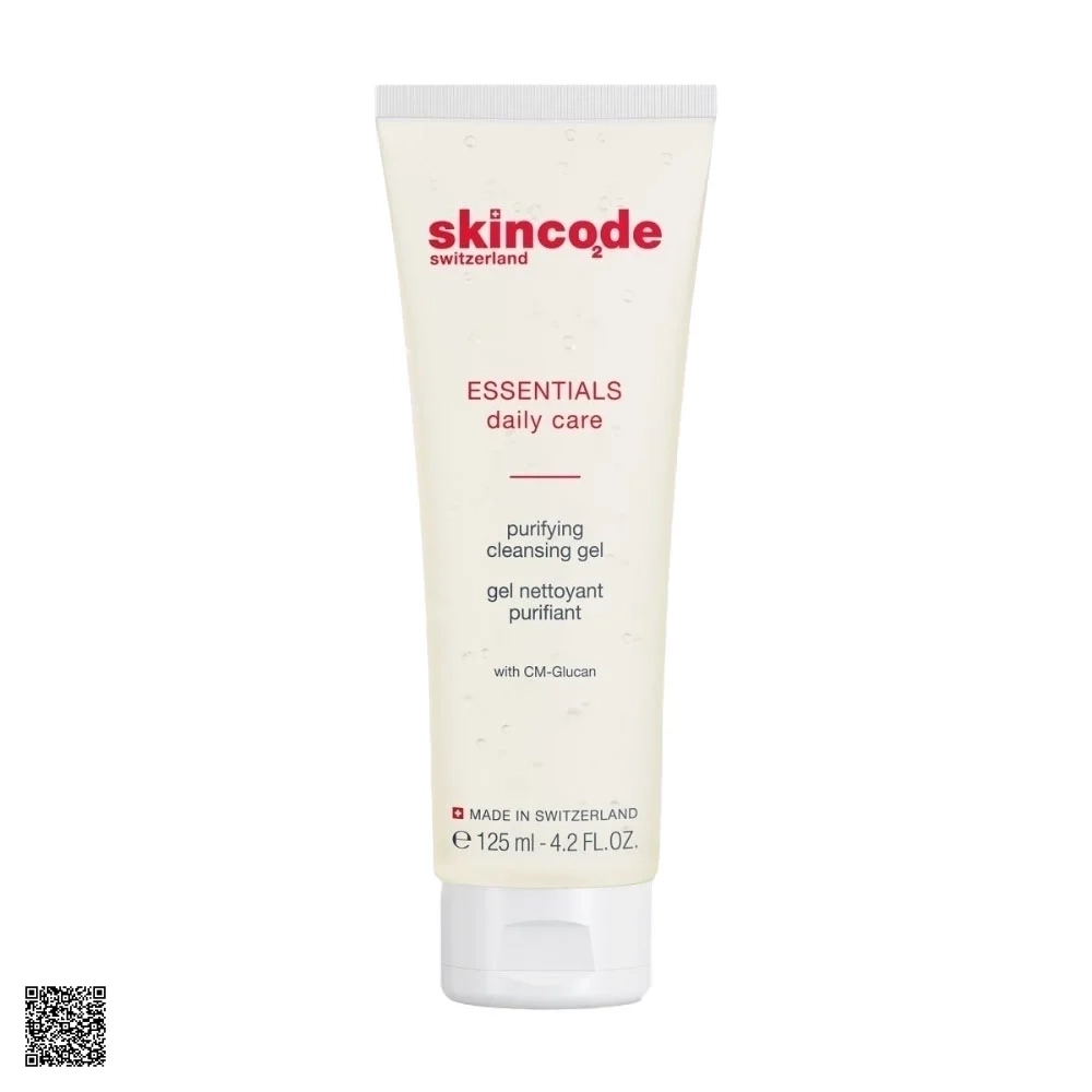 Skincode Essentials Purifying Cleansing Gel - Gel Rửa Mặt Sạch Sâu, Tinh Khiết Da (125ml)