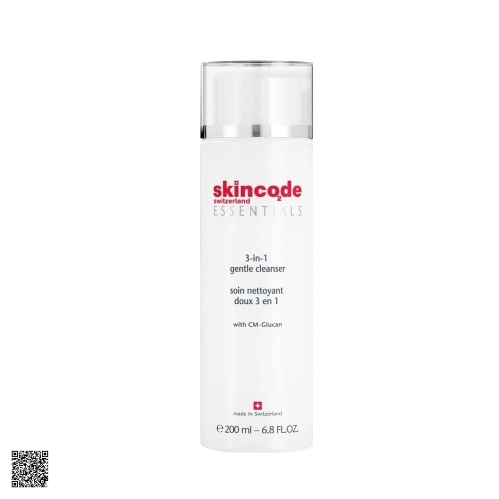 Skincode Essentials 3-in-1 Gentle Cleanser - Sữa Rửa Mặt Tẩy Trang