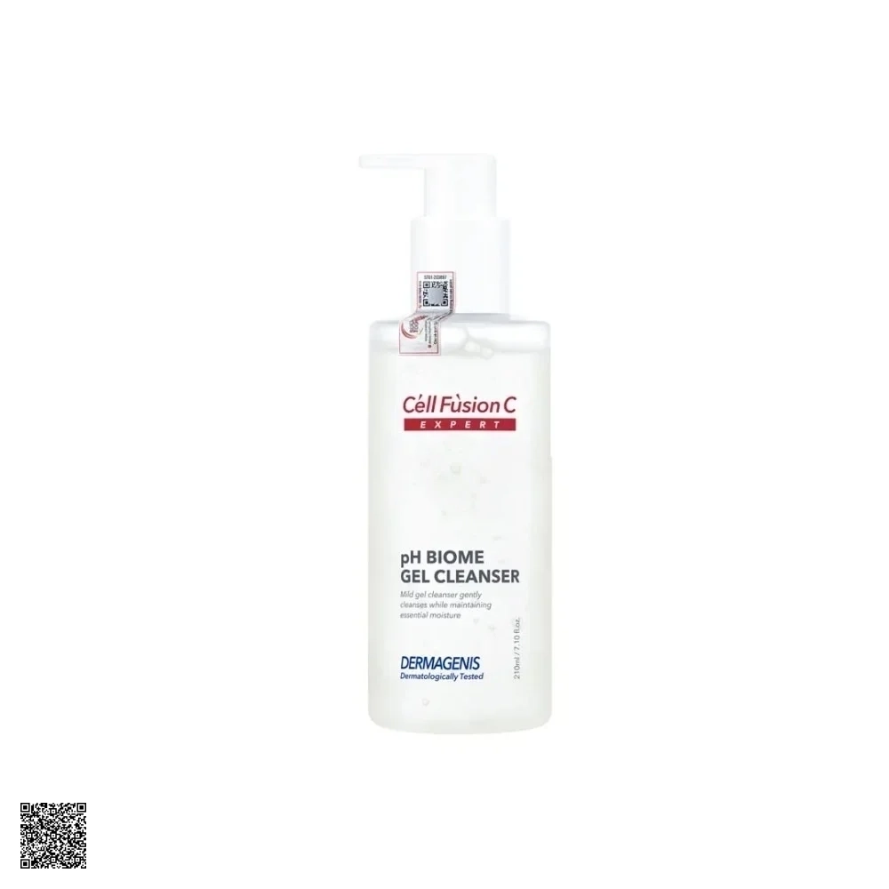 Cell Fusion C Expert Dermagenis pH Biome Gel Cleanser - Gel Rửa Mặt Làm Dịu & Tăng Cường Hàng Rào Bảo Vệ Da