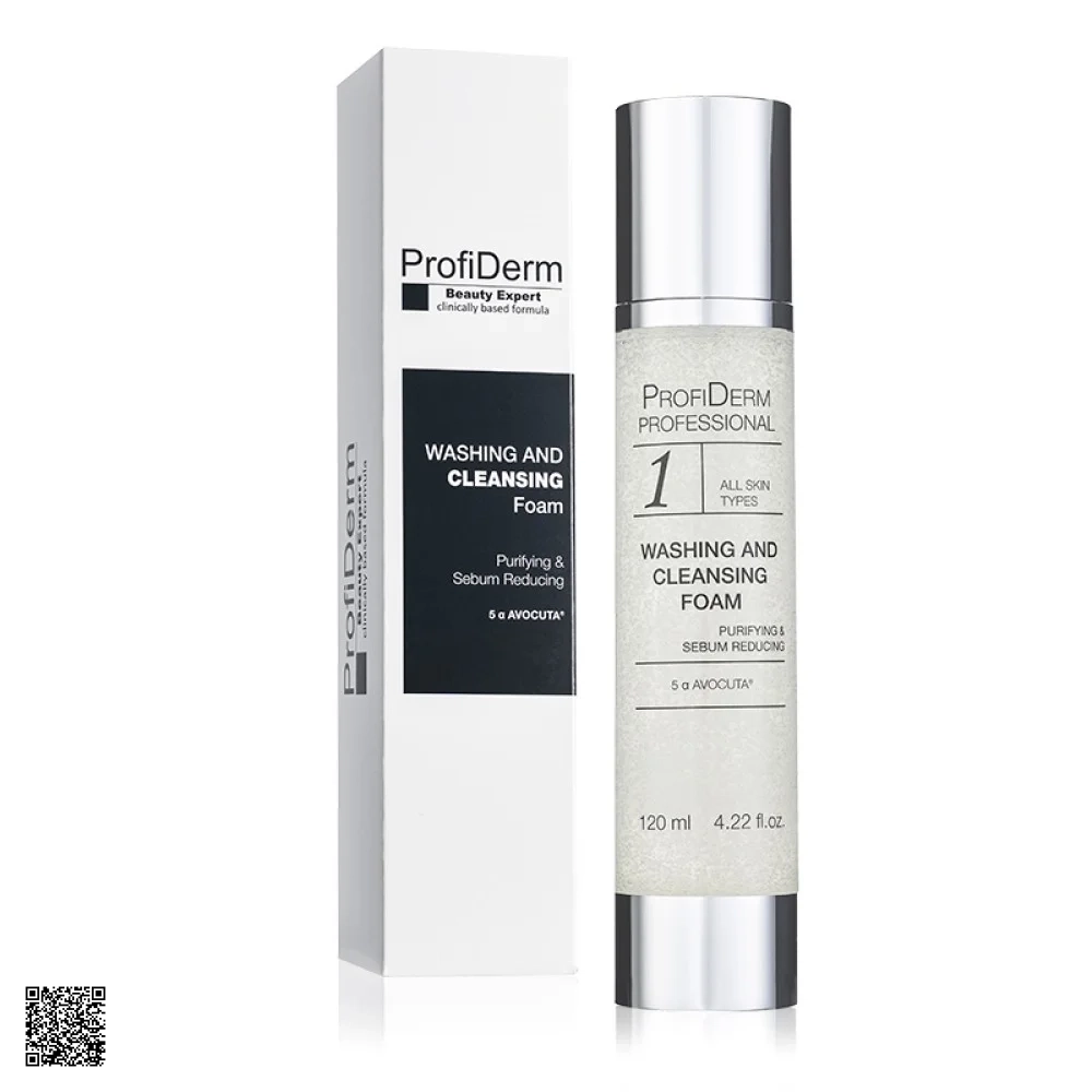 ProfiDerm Washing and Cleansing Foam - Sữa Rửa Mặt Kiềm Dầu Cân Bằng Khuẩn