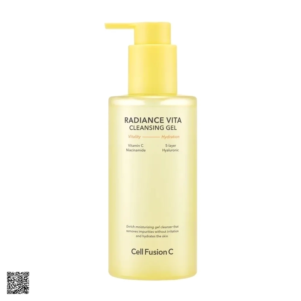 Cell Fusion C Radiance Vita Cleansing Gel - Gel Rửa Mặt Làm Sáng, Dưỡng Ẩm Da