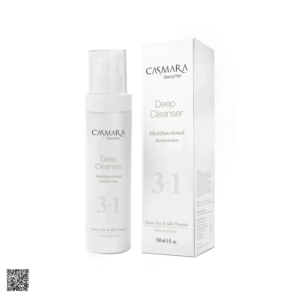 Casmara Deep Cleanser 3 in 1 - Sữa Rửa Mặt 3 Trong 1 (150ml)