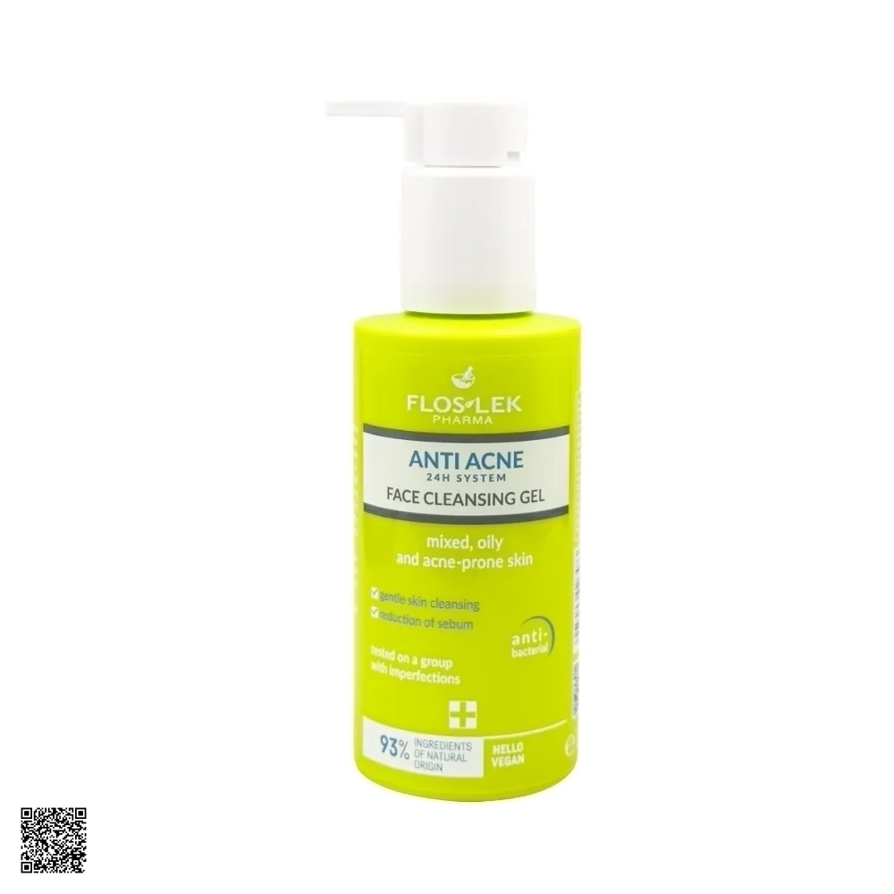 Floslek Anti Acne System Face Cleansing Gel Sữa Rửa Mặt Ngừa Mụn