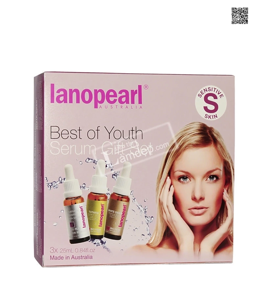 Bộ Sản Phẩm Serum Lanopearl Cho Da Nhạy Cảm