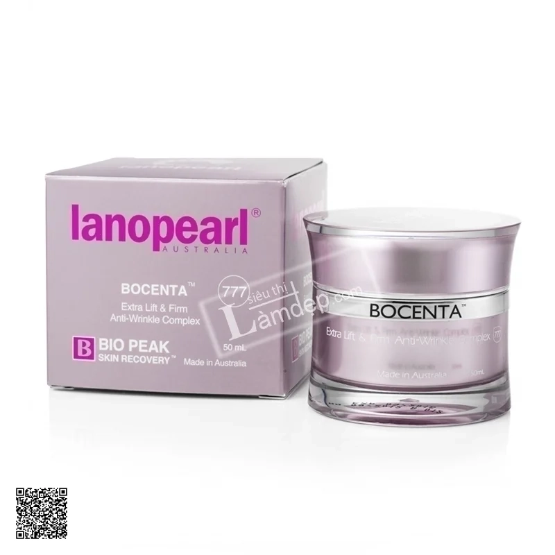 Kem Chống Nhăn Nâng Cơ Bocenta Extra Life & Firm Antiwrikle Complex Lanopearl Bio Peak