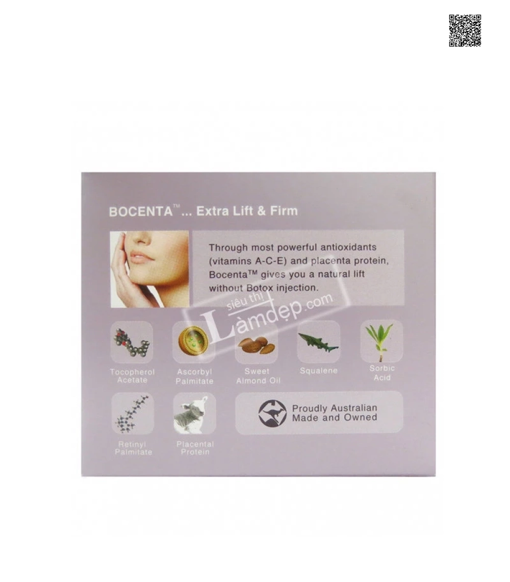 EXTRA LIFT & FIRM ANTIWRINKE COMPLEX - Kem Chống Nhăn, Nâng Cơ Bocenta
