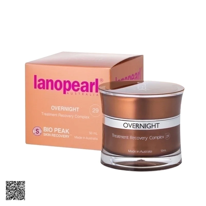 Kem Phục Hồi Da Ban Đêm Nhau Cừu Và 48 Thảo Mộc Overnight Treatment Recovery Complex Lanopearl Bio Peak