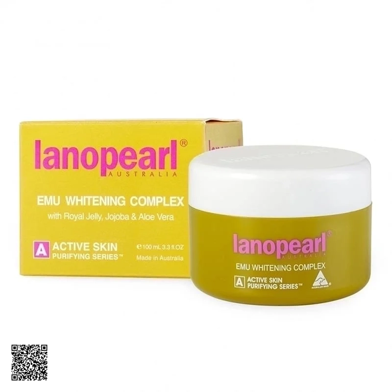 Kem Làm Trắng Da Tinh Dầu Đà Điểu Lanopearl Emu Whitening Complex