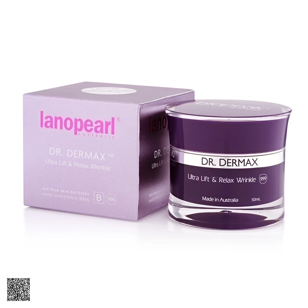 Dr Dermax Ultra Lift & Relax Wrinkle Lanopearl Bio Peak - Kem Chống Nhăn Nâng Cơ Và Dưỡng Sáng Da