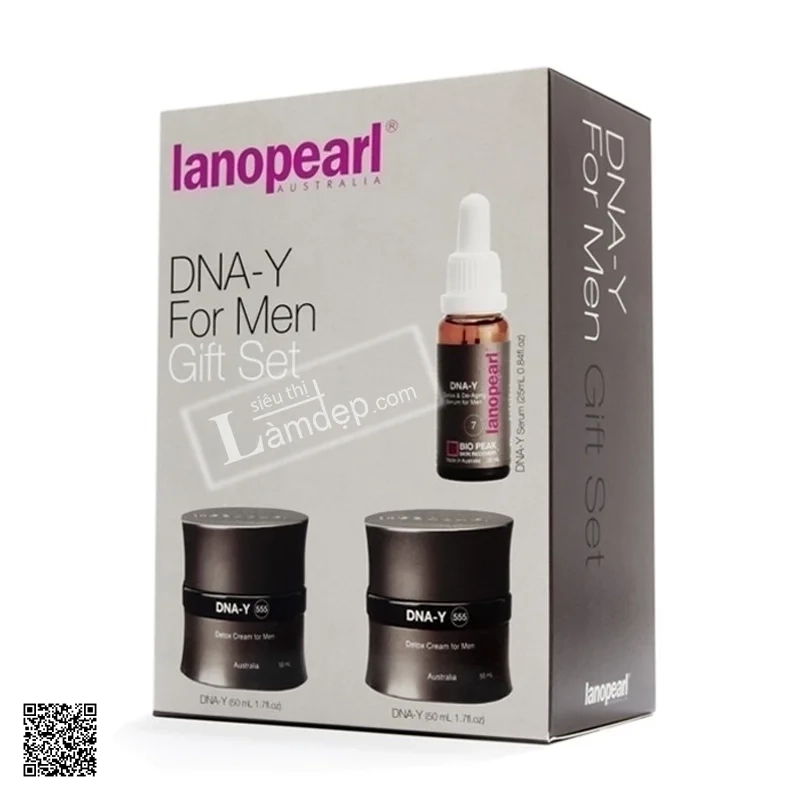 Bộ Sản Phẩm Dưỡng Da Cho Nam Lanopearl DNA Y For Men Gift