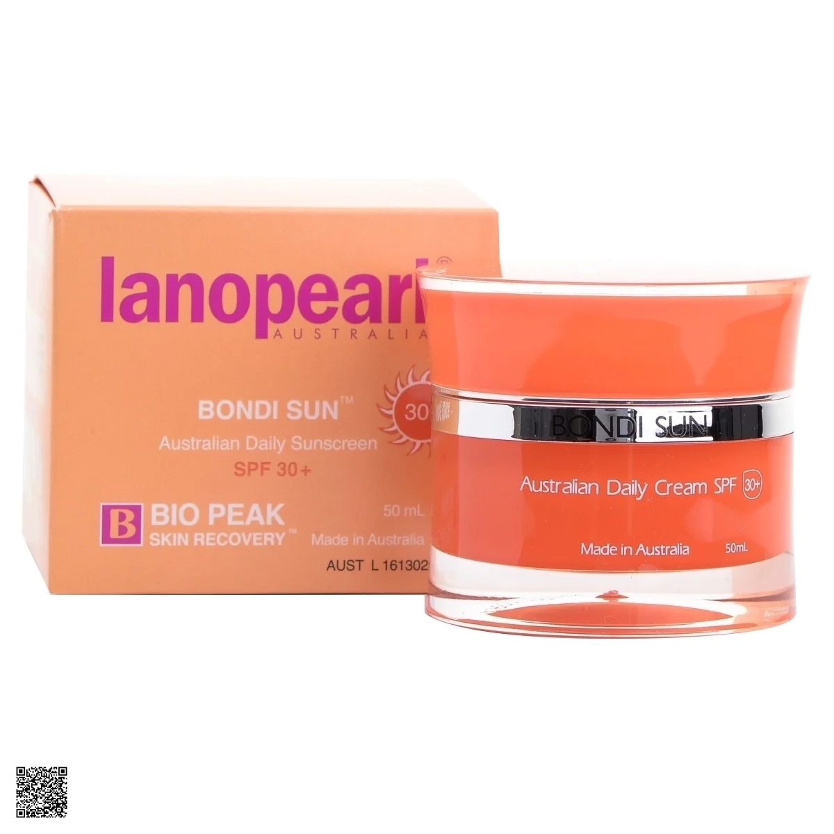 Kem Chống Nắng Bondi Sun Australian Daily Sunscreen SPF30+ Lanopearl Bio Peak