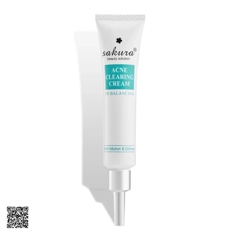 Kem Đặc Trị Mụn SAKURA ACNE CLEARING CREAM