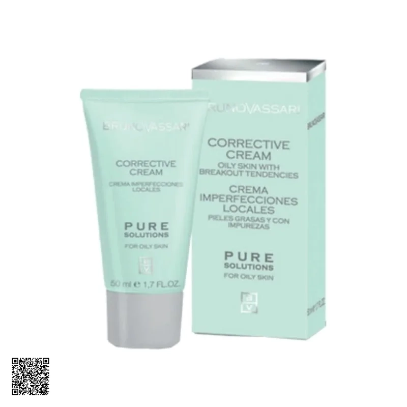 Bruno Vassari Pure Solutions Corrective Cream - Kem Dưỡng Da Giảm Mụn