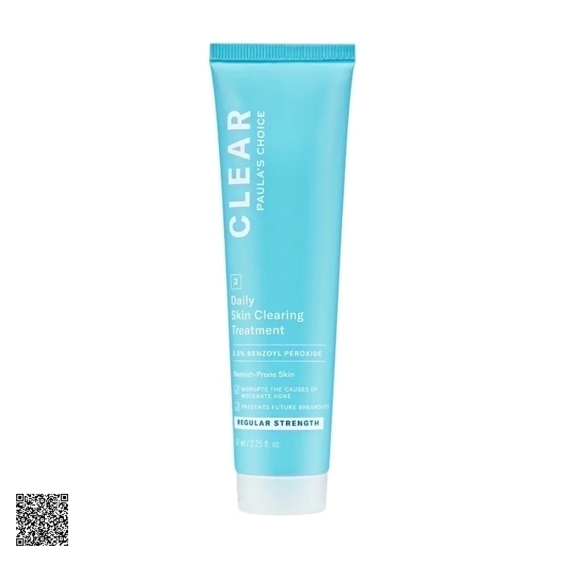 Kem Chấm Mụn Paula’s Choice Clear Regular Strength Daily Skin Clearing Treatment 2.5% Benzoyl Peroxide