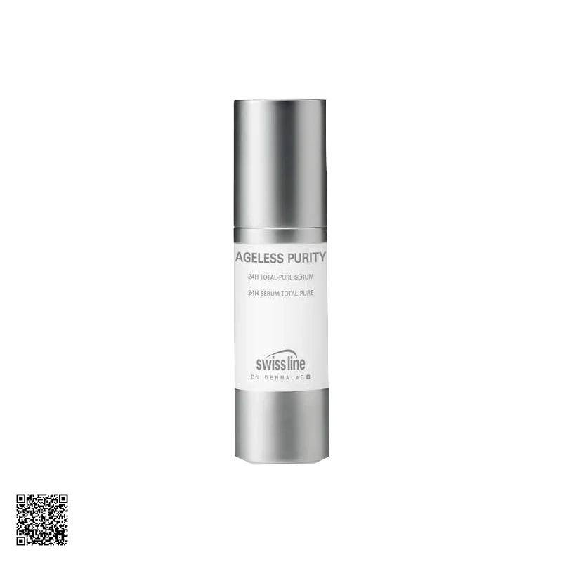 Tinh Chất Kiềm Dầu, Trị Mụn Swissline Ageless Purity 24h Total Pure Serum