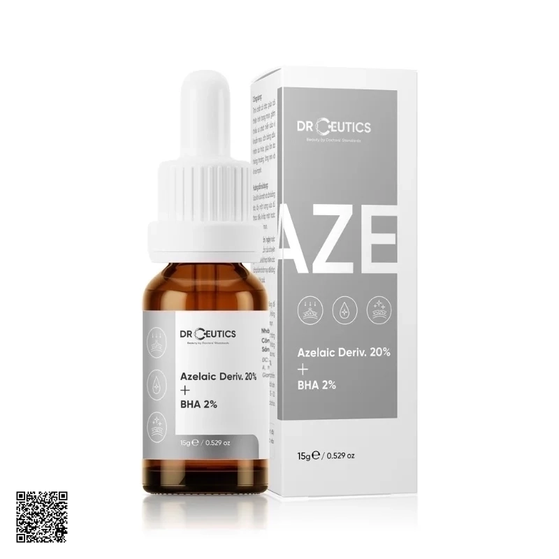 Tinh Chất Giảm Mụn Mờ Thâm DrCeutics AZE Azelaic Deriv 20% + BHA 2%