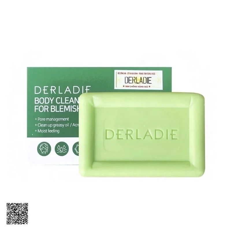 Xà Phòng Làm Sạch Giảm Mụn Cơ Thể Derladie Body Cleansing Bar For Blemish Skin