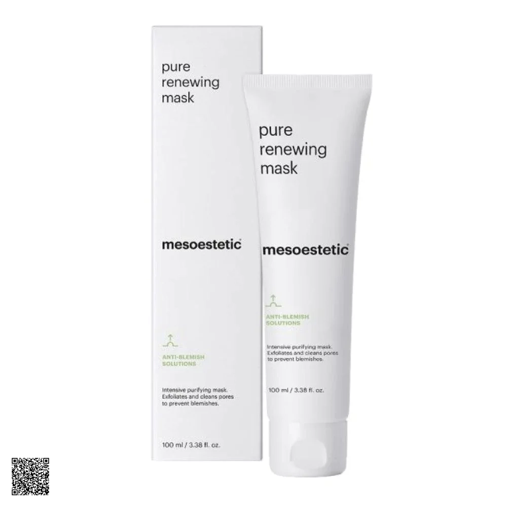 Mesoestetic Anti-Blemish Solutions Pure Renewing Mask - Mặt Nạ Làm Sạch Giảm Viêm (100ml)