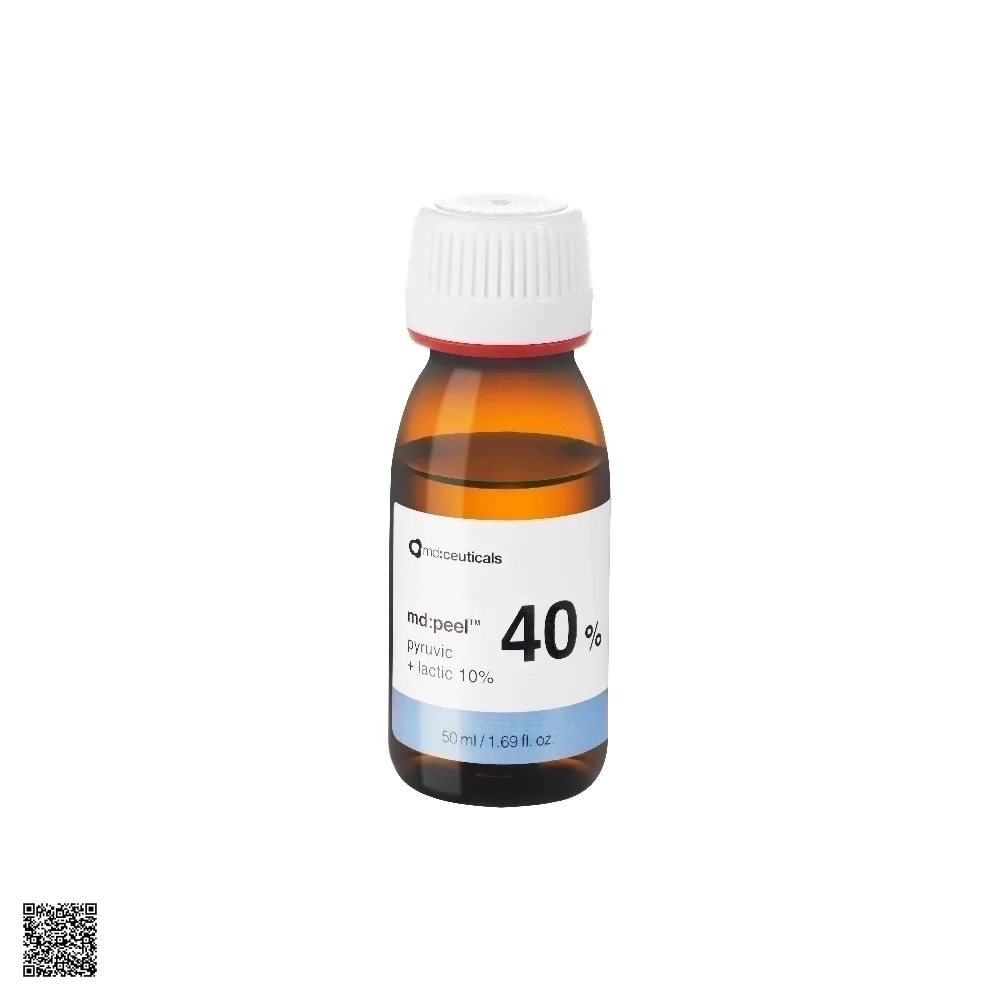 MD:Ceuticals MD Peel Pyruvic 40% + Lactic 10% - Dung Dịch Thay Da Sinh Học Loại Bỏ Mụn Mức 3 Và 4
