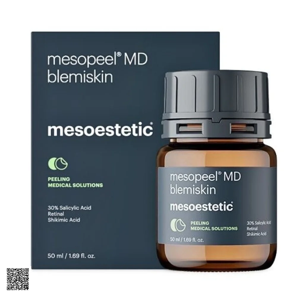 Mesoestetic Mesopeel MD Blemiskin - Peel Chuyên Sâu Tiêu Cồi Mụn, Se Khít Lỗ Chân Lông