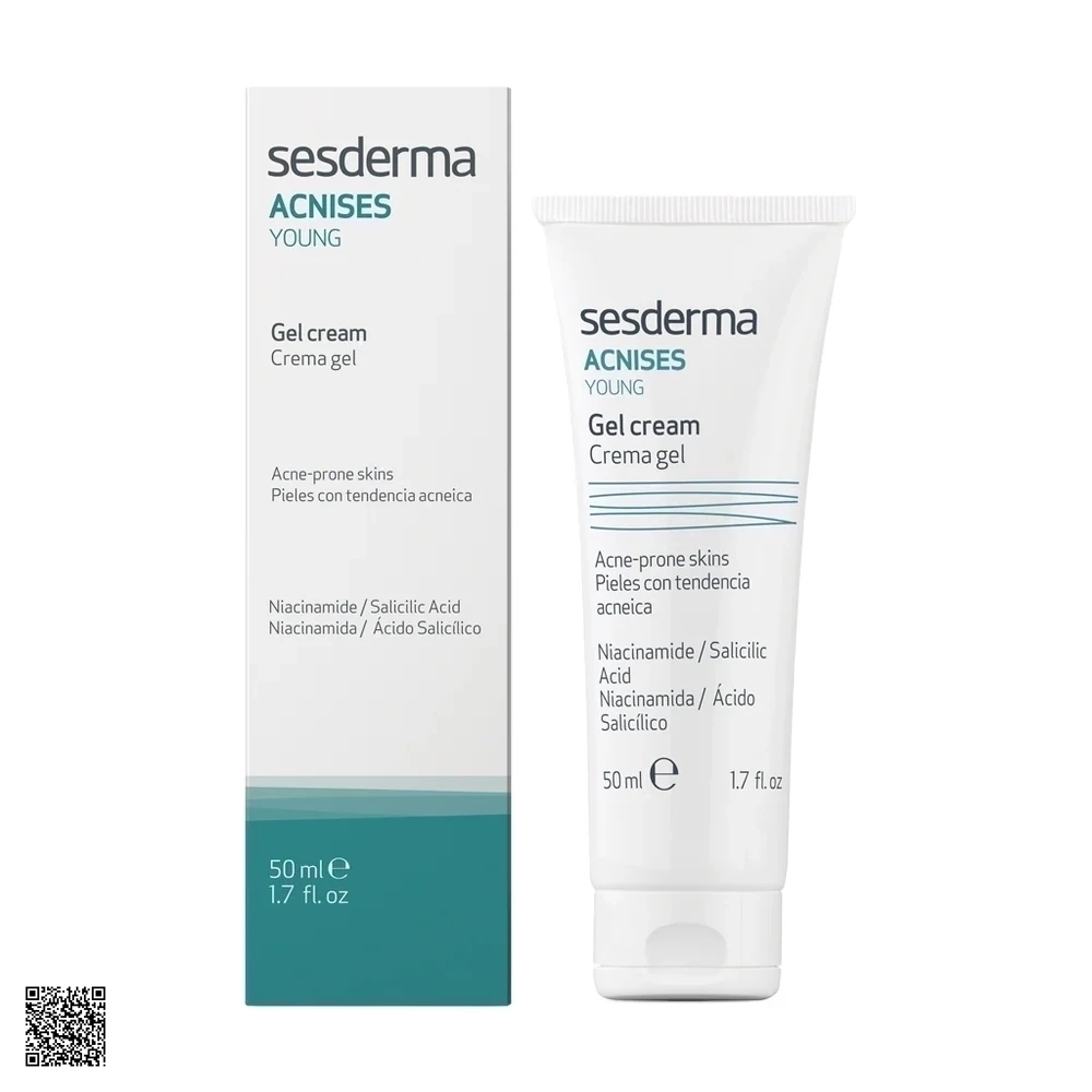 Sesderma Acnises Young Gel Cream - Gel Điều Tiết Tuyến Bã Nhờn, Giảm Mụn