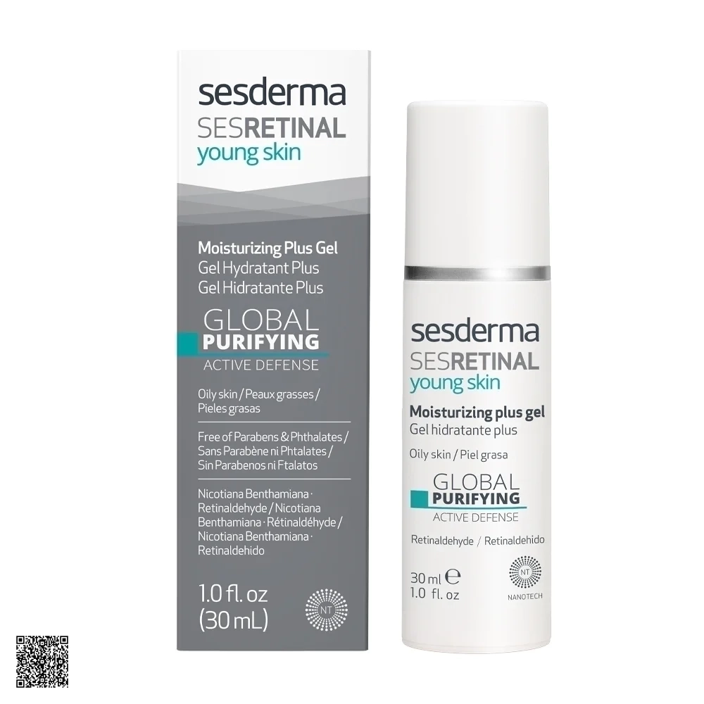Sesderma Sesretinal Young Skin Moisturizing Plus Gel - Gel Dưỡng Ẩm, Chống Viêm, Giảm Mụn