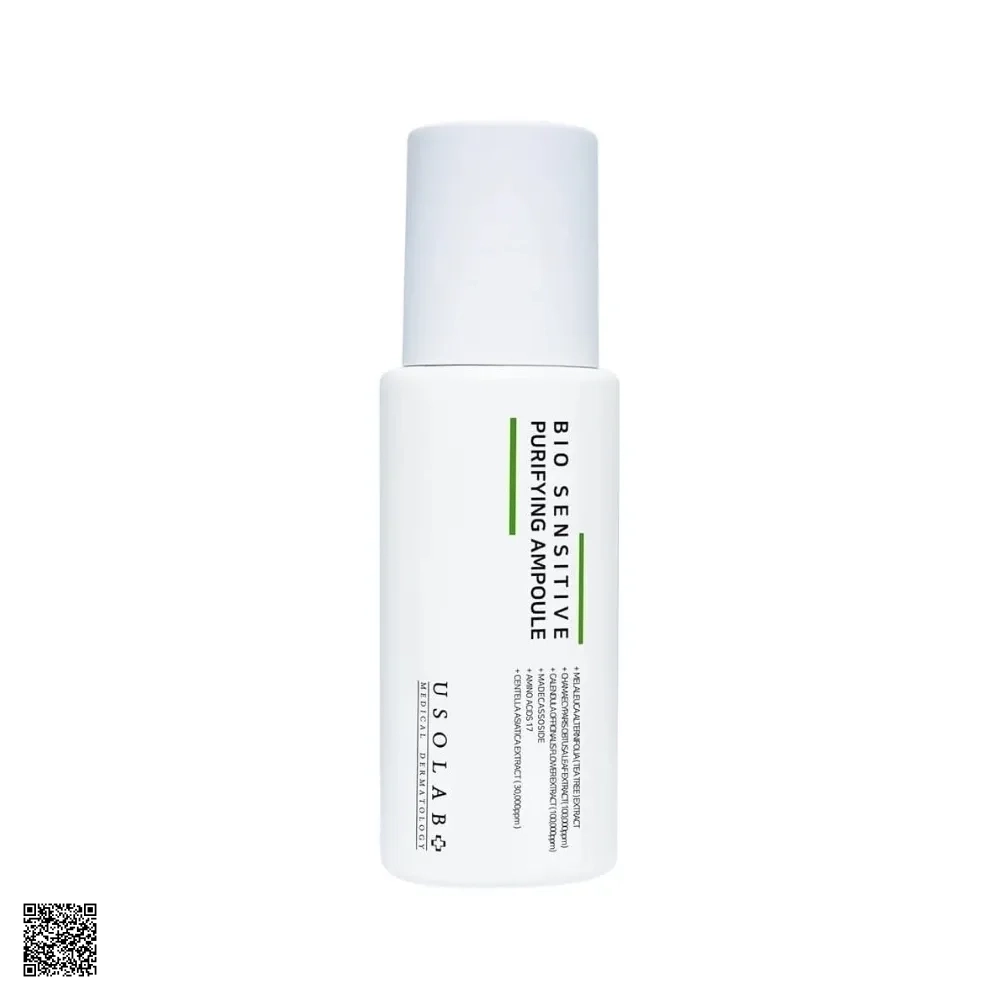 Usolab Bio Sensitive Purifying Ampoule - Tinh Chất Giảm Dầu, Giảm Mụn (50ml)