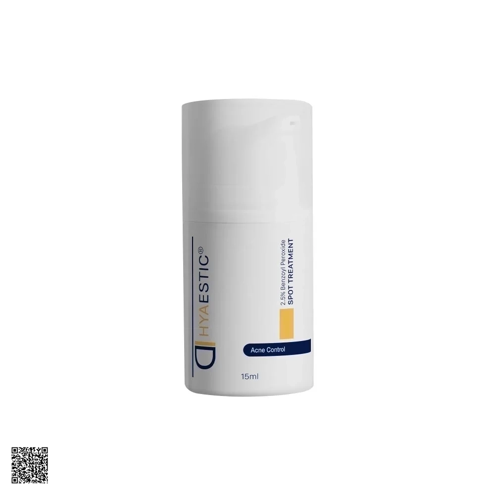 Hyaestic Spot Treatment 2.5% Benzoyl Peroxide - Gel Hỗ Trợ Giảm Mụn Sưng Viêm