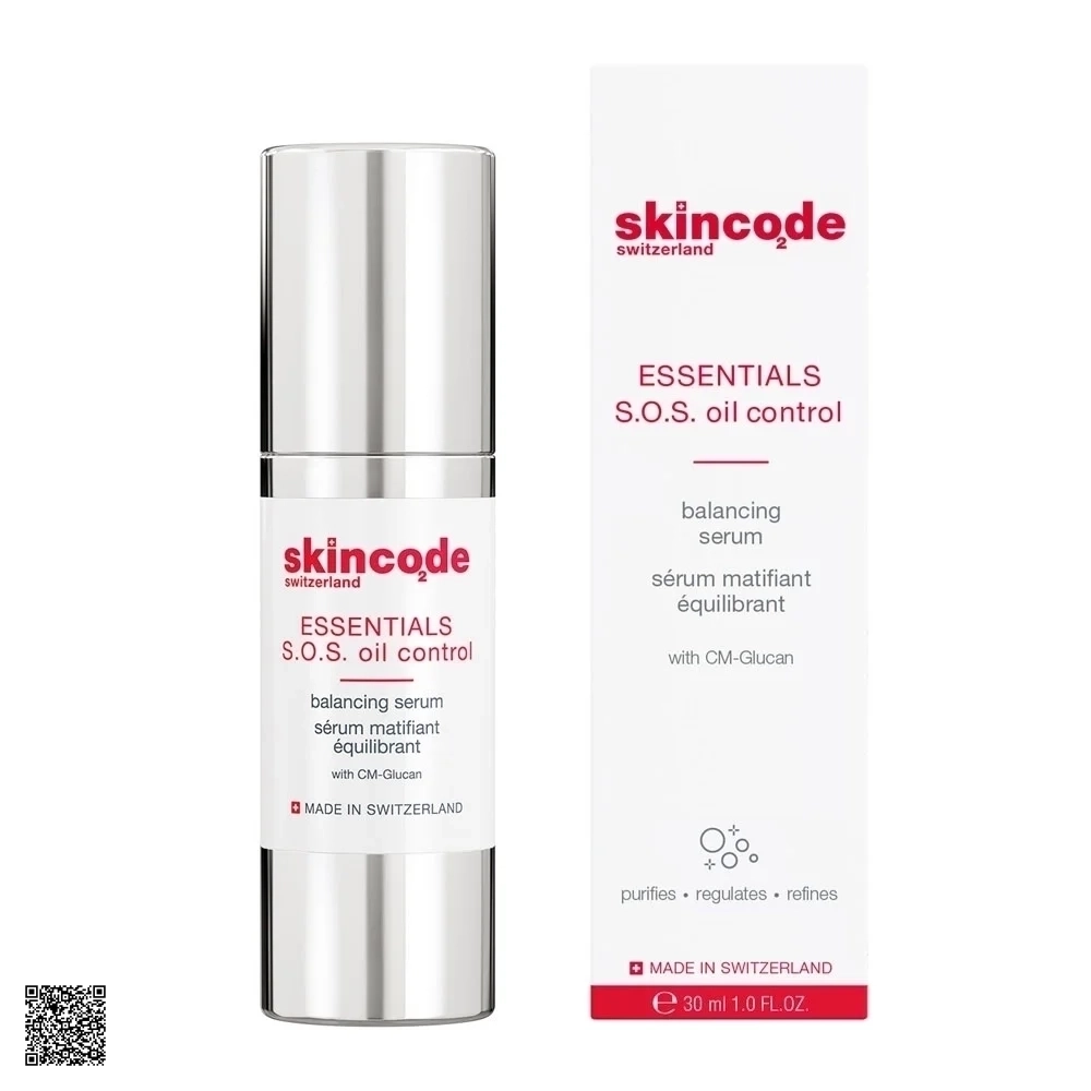 Skincode Essentials S.O.S Oil Control Balancing Serum - Tinh Chất Giảm Mụn Kiểm Soát Dầu