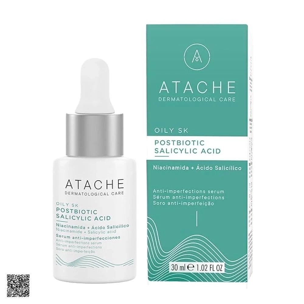 Atache Oily SK Postbiotic Salicylic Acid Serum - Tinh Chất Giảm Mụn, Cân Bằng Hệ Vi Sinh