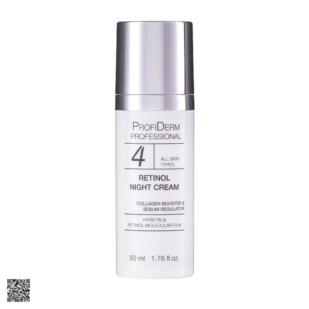 ProfiDerm Retinol Night Cream - Kem Dưỡng Trẻ Hóa, Giảm Mụn, Trắng Da Ban Đêm